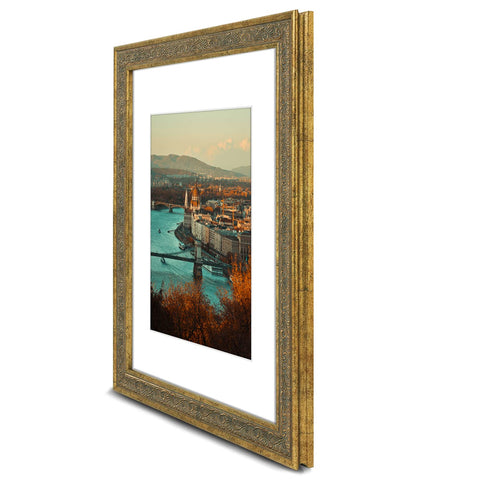 Golden State Art white mat for 8x10 photos with opening 7.5x9.5.