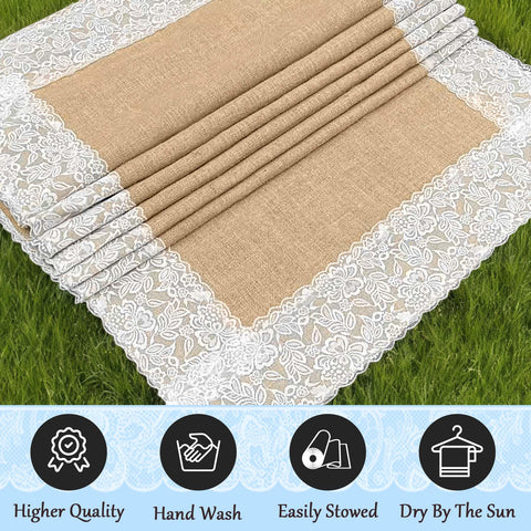 GoldenXin burlap texture and color for versatile rustic decor