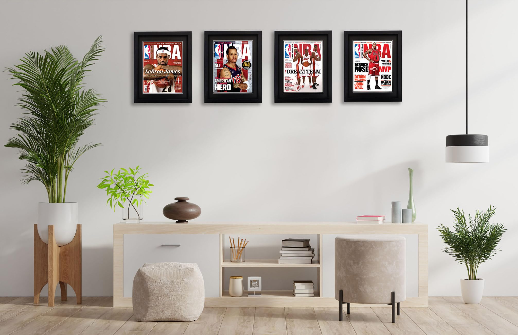 Goldfinch frame with easy-to-turn back tabs for magazine insertion