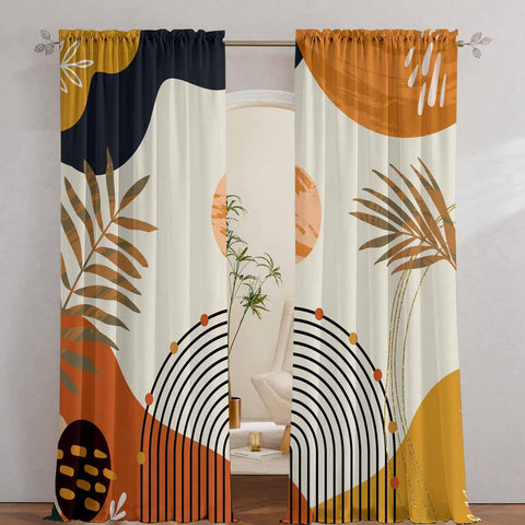 GOLDLAWN rod-pocket curtains for quick installation and versatile styling