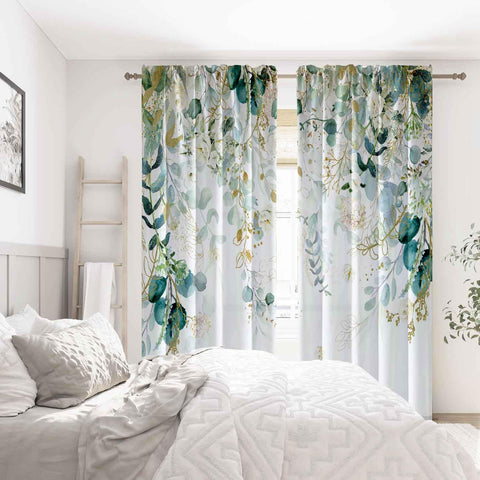 GOLDLAWN Two-panel set offers balanced coverage for living spaces