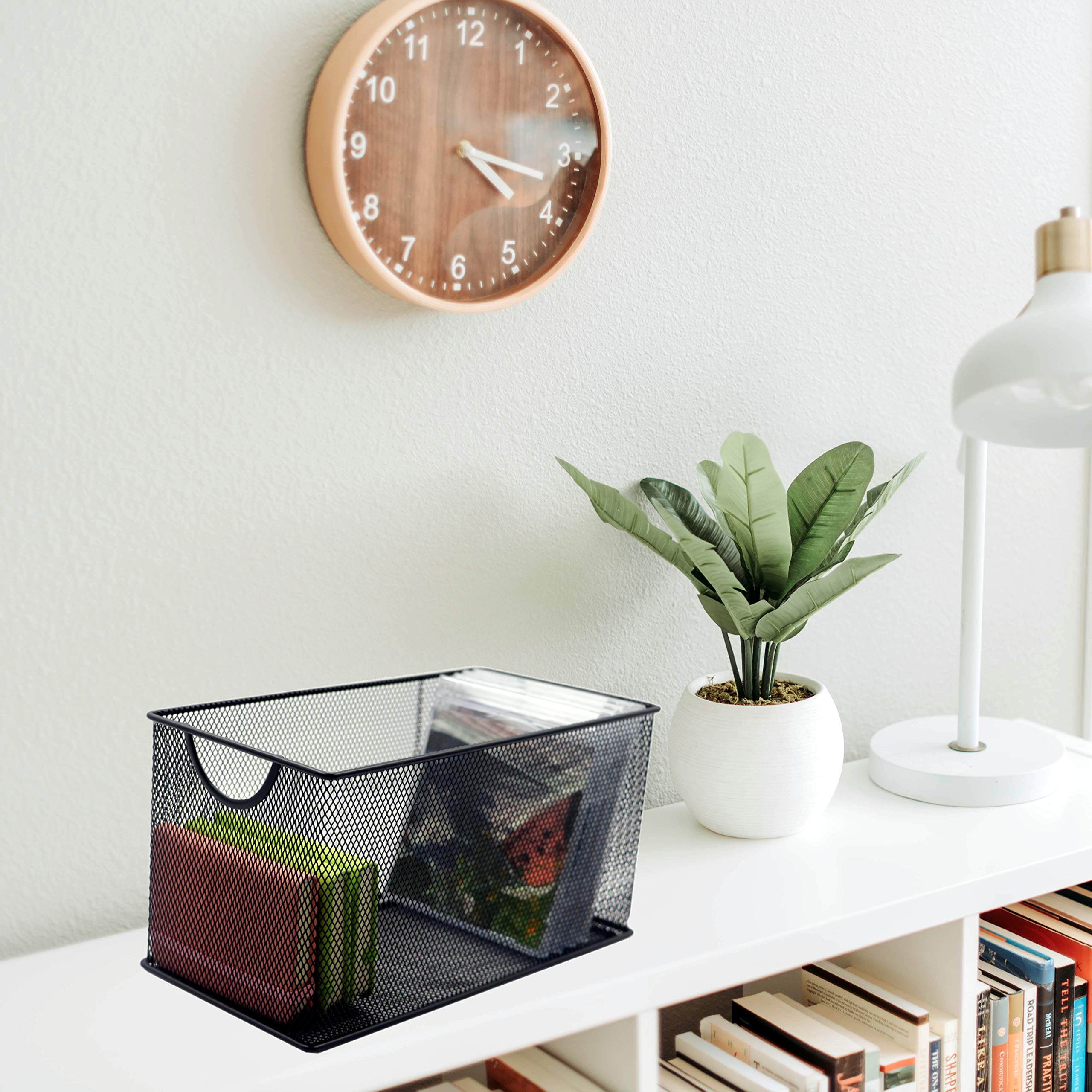 GoldOrcle kitchen organization bin helps declutter cabinets and shelves.