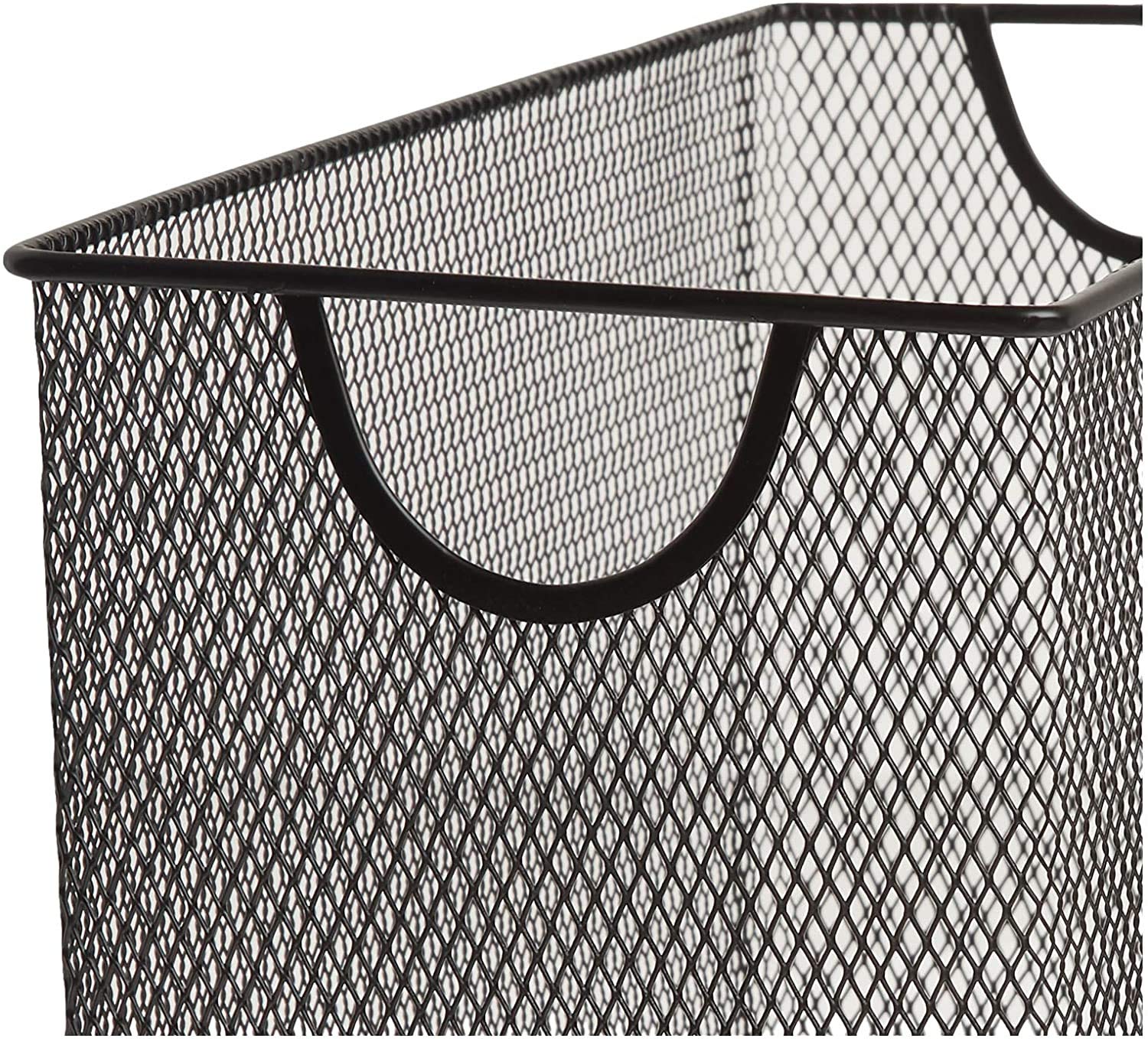 GoldOrcle mesh storage bin with handles is easy to move between spaces.