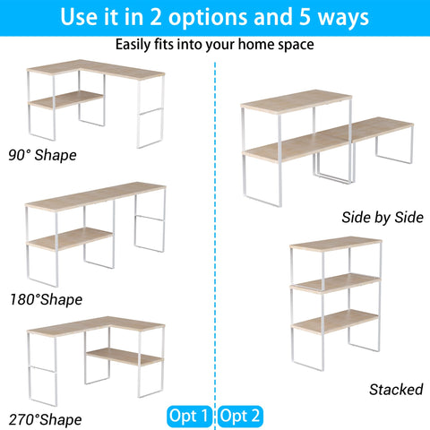 Golener easy-install corner shelf for quick setup in kitchen or bath.