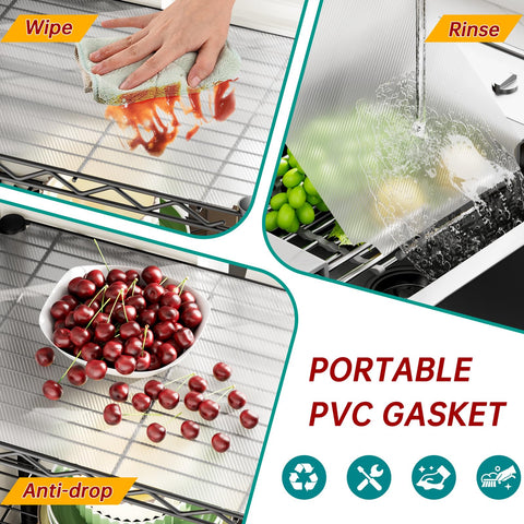Golpart 3-tier adjustable shelf bathroom setup shows water-safe coating and wipe-clean surface.