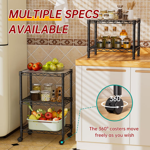 Golpart 3-tier adjustable shelf full-room arrangement demonstrates versatile storage potential.