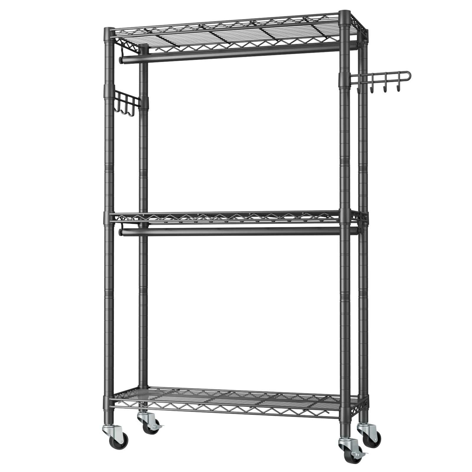 Golpart versatile storage rack suits bedrooms, studios, and laundry areas.