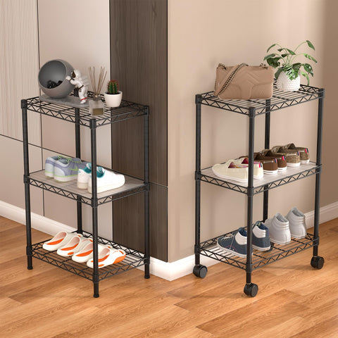 Golpart versatile metal wire shelf for laundry room and pantry storage.