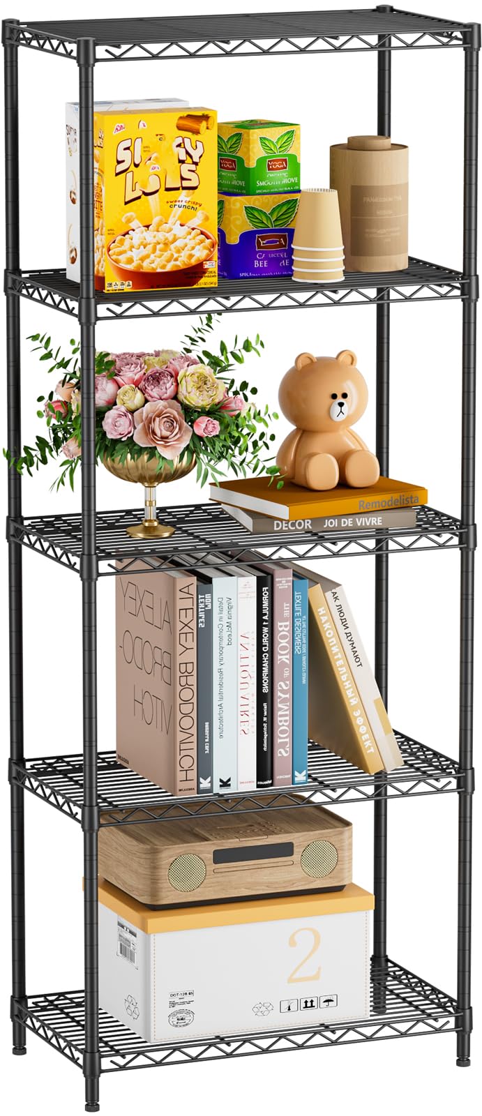 Golpart office and garage setup demonstrates versatile storage options.