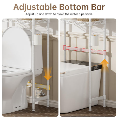 Golpart removable hooks offer flexible hanging for robes or cleaning tools.