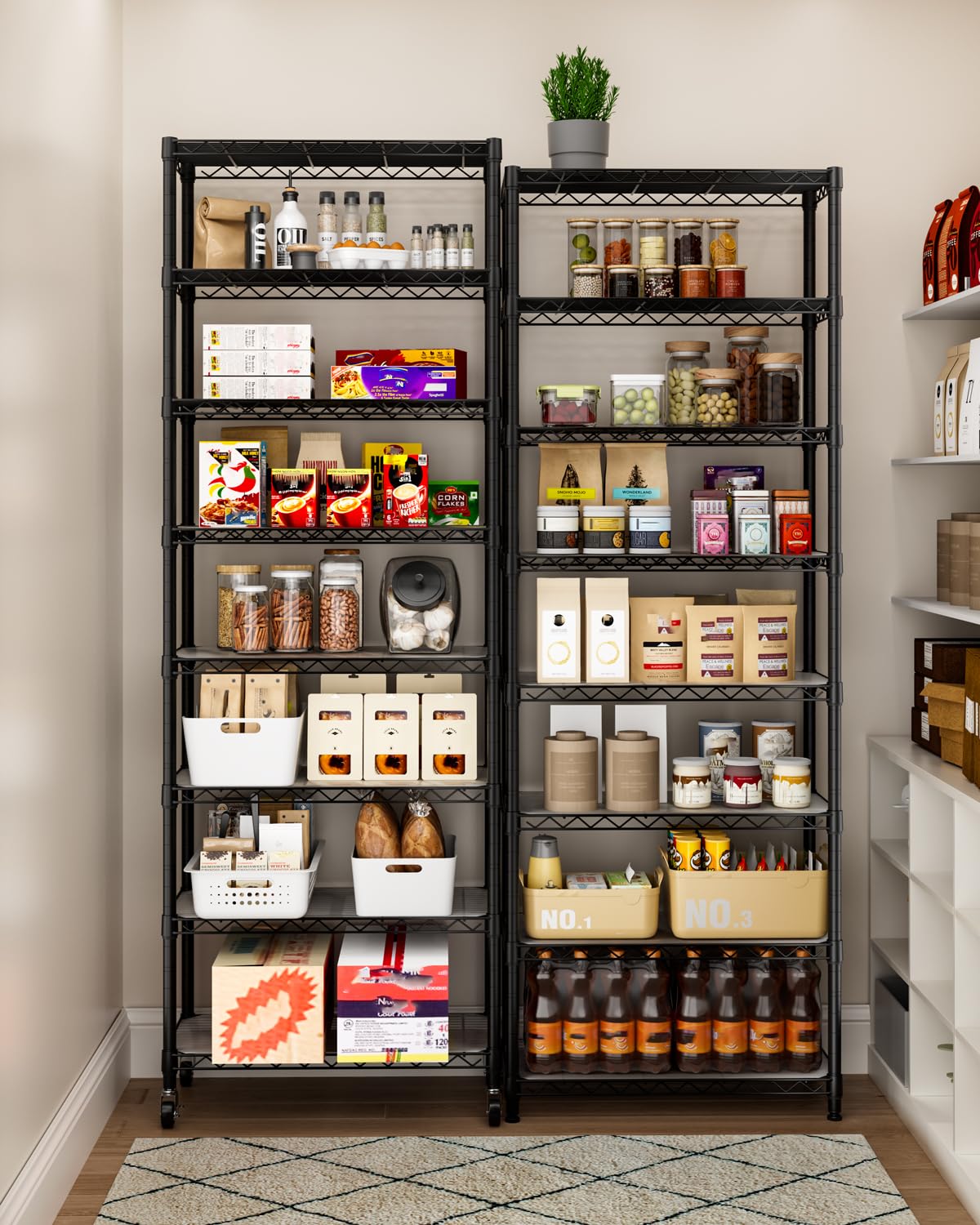 Golpart slim-profile unit fits narrow corners for extra storage