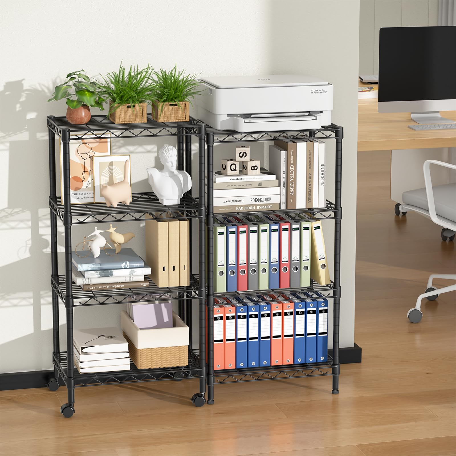 Golpart Small 4-Tier Shelves bathroom storage for towels and toiletries