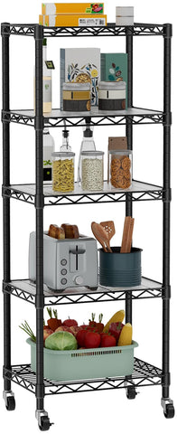 Golpart Small 5-Tier Shelves front view showing compact adjustable storage