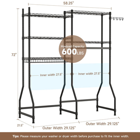Golpart wire basket and rotatable hook for easy access and organization.
