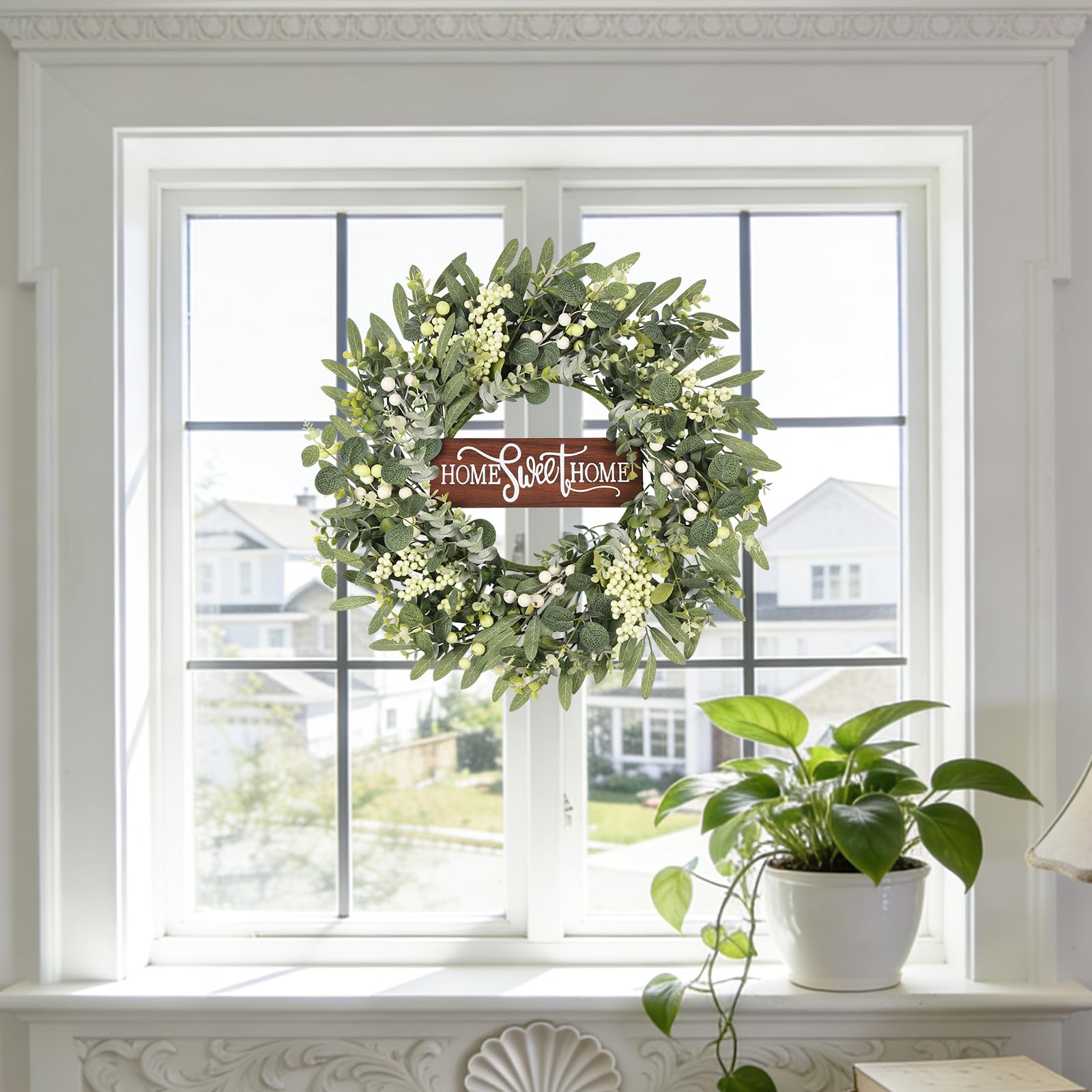 GOLUTYOK farmhouse porch decor creates inviting exterior vibes