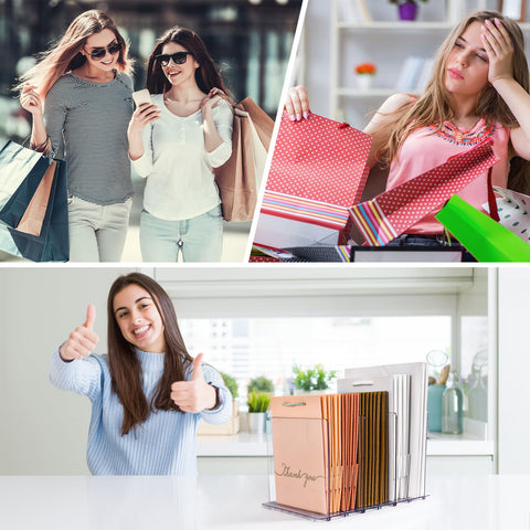GoMaihe compact display shelf keeps purses visible and ready to grab