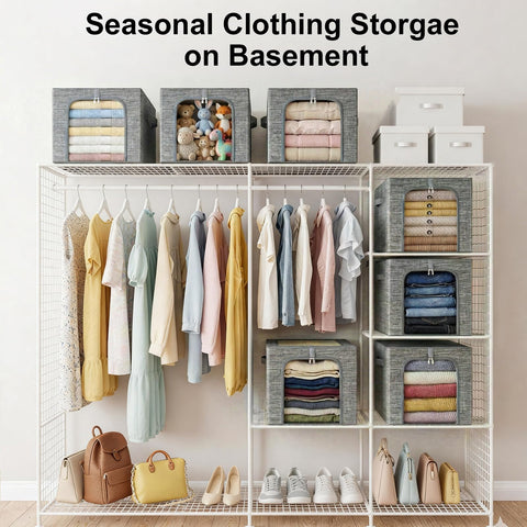 GoMaihe water-resistant fabric withstands basement or attic storage conditions.