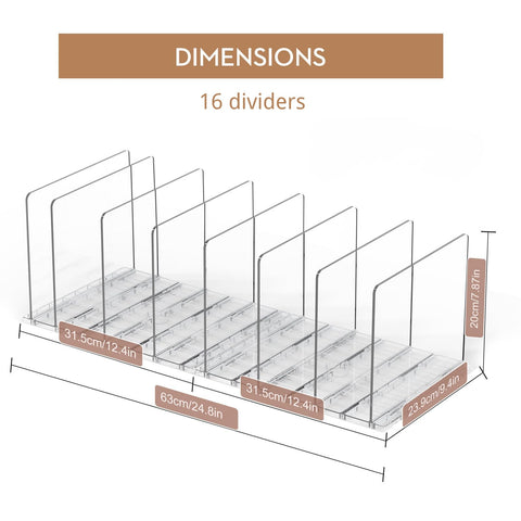 GoMaihe multipurpose divider for documents, bags, and kitchen storage