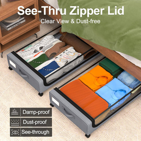 GoMaihe 30.7x16.9x6.69 inch size fits under most beds