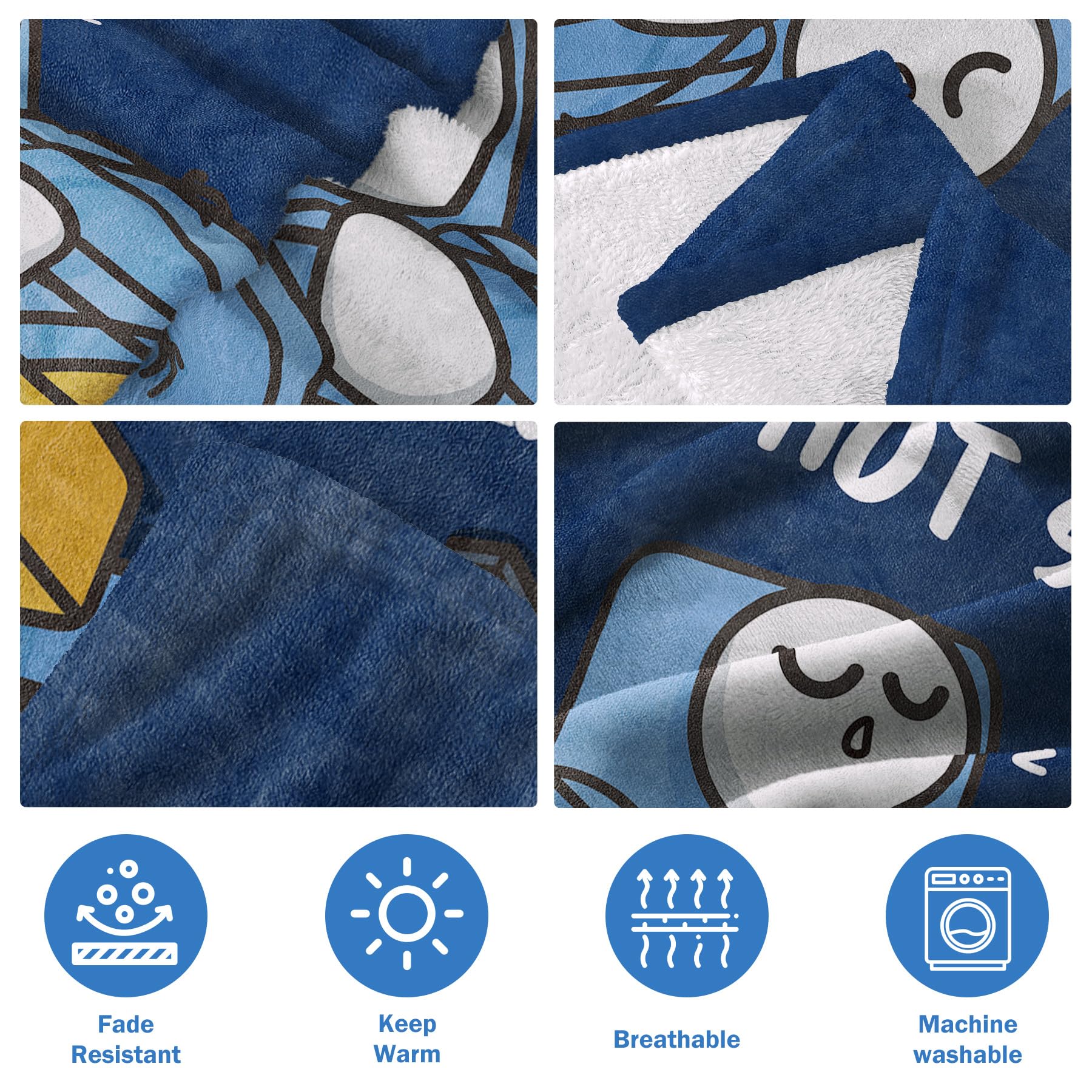 GoMelley premium flannel throw, non-pilling comfort after washes.