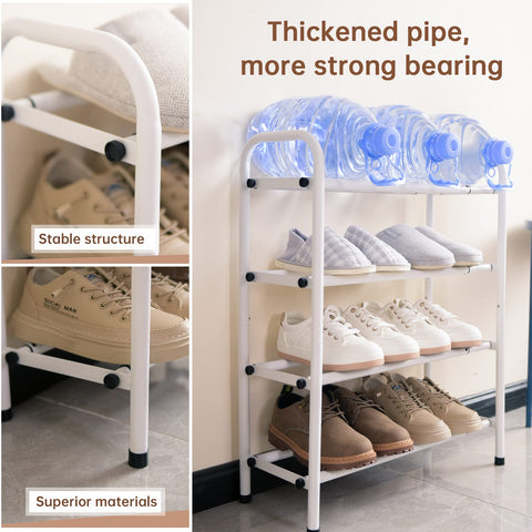 Gonfoam adjustable-length rack extended to fit various spaces.