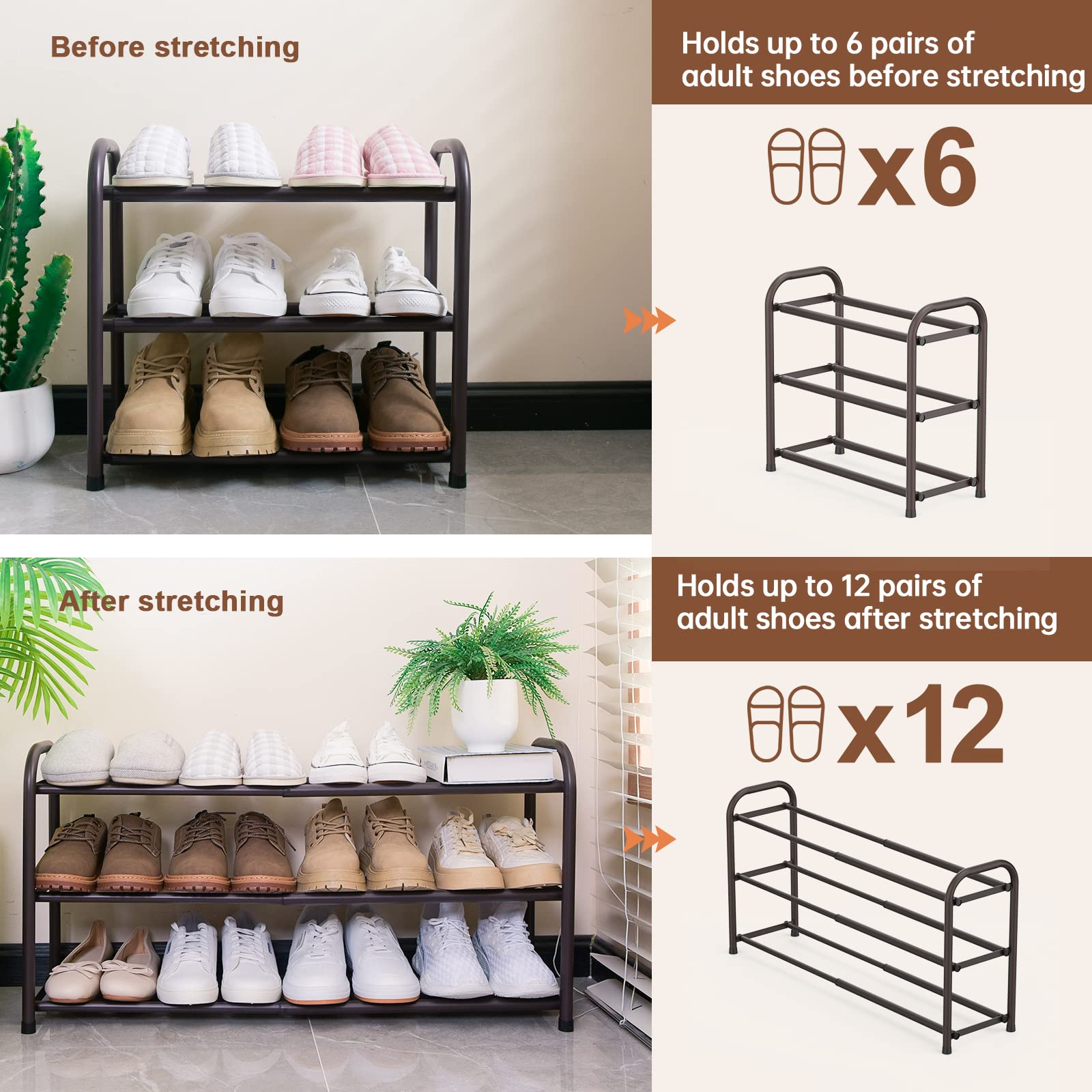 Gonfoam entryway compact footprint helps save space.