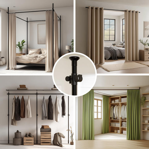 Gonnrly black finish adds a sleek, modern look to any room.