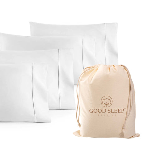 Good Sleep Bedding 1000TC pillowcases with silky-soft finish for luxurious nights