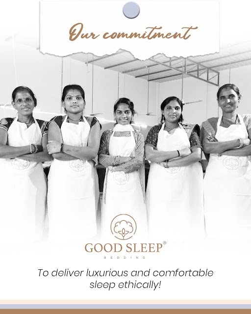 Good Sleep Bedding pillowcase helps reduce friction for hair and skin.