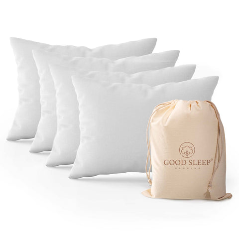 Good Sleep Bedding queen pillowcases, 4-piece set, silky comfort for hair and skin.