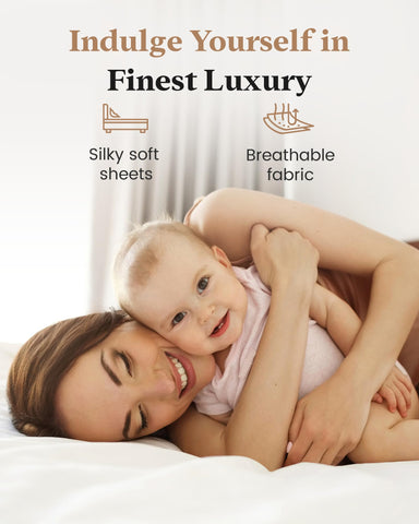 Good Sleep Bedding sheet with head and foot tags to simplify bed-making