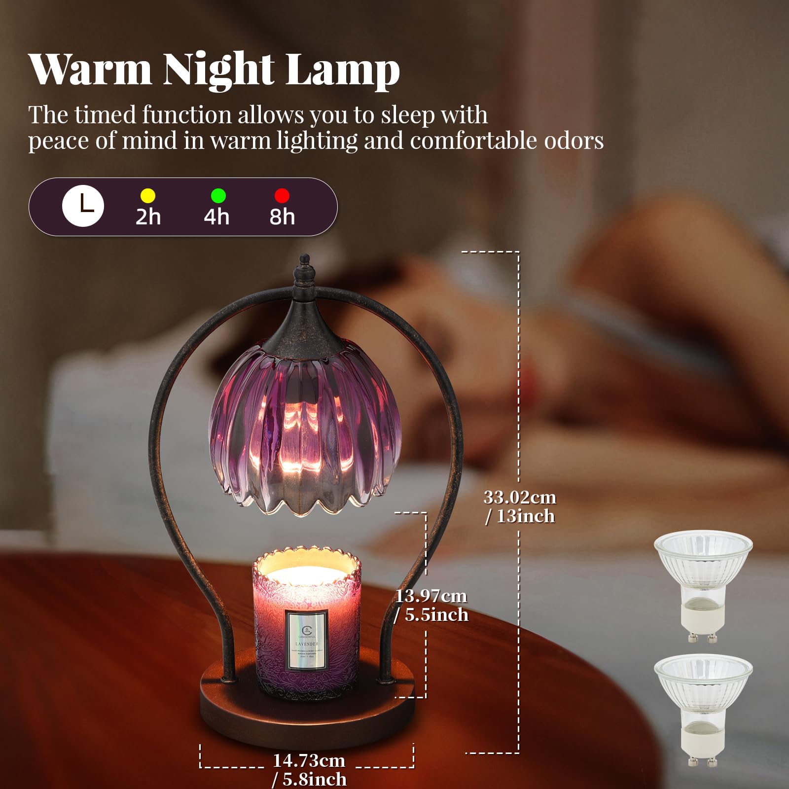 GOODBUY home-glow candle warmer adds cozy atmosphere to any room