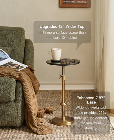 Goodinough widened base detail showing 7.87-inch stability base