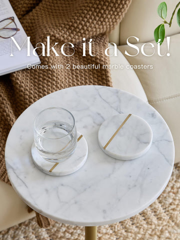 Easy assembly and reinforced packaging ensure safe marble delivery.
