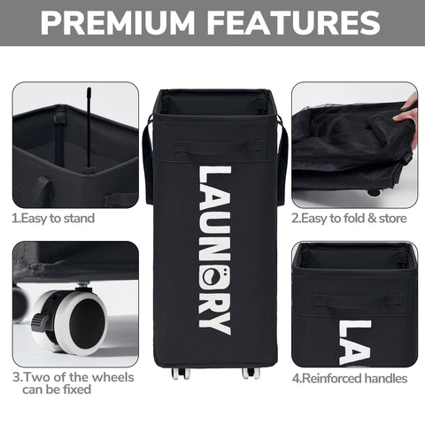 Goodpick 75L storage hamper suitable for shirts, pants, and underwear.