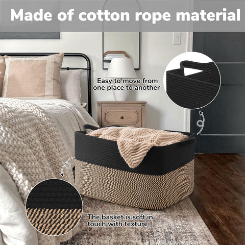Goodpick living-room-storage demonstrates versatile space for throws and magazines.