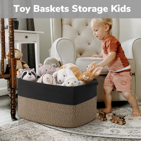 Goodpick nursery-use basket keeps plush toys and essentials tidy.