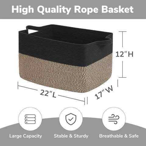 Goodpick blanket basket storage-ideas shows toys and blankets organized neatly.