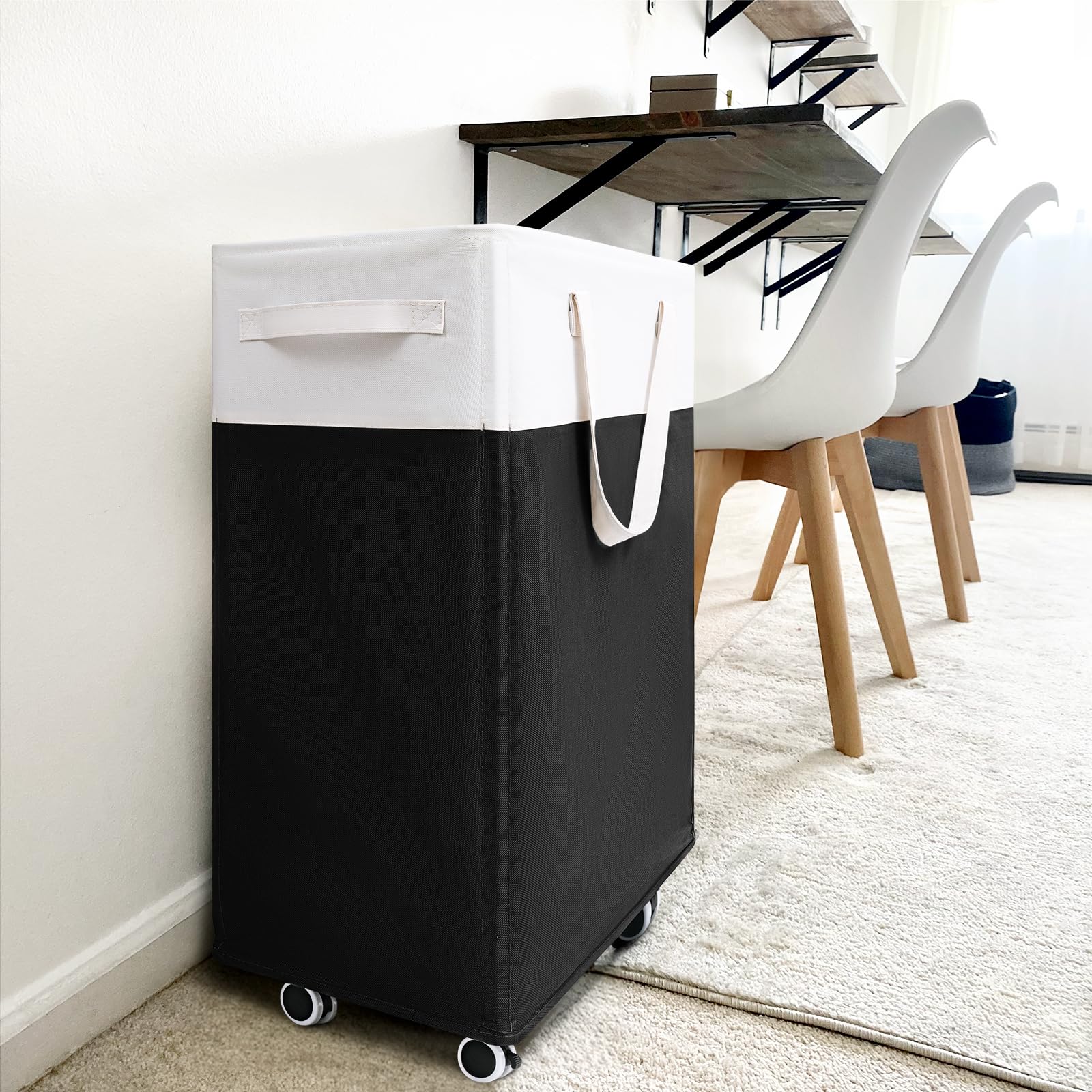 Goodpick easy transport hamper ideal for bedrooms and laundry rooms.
