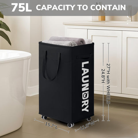 Goodpick 75L top with handle demonstrates easy lifting and maneuvering