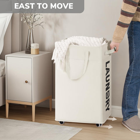 Goodpick laundry hamper moisture-proof coating fabric protects contents during use.