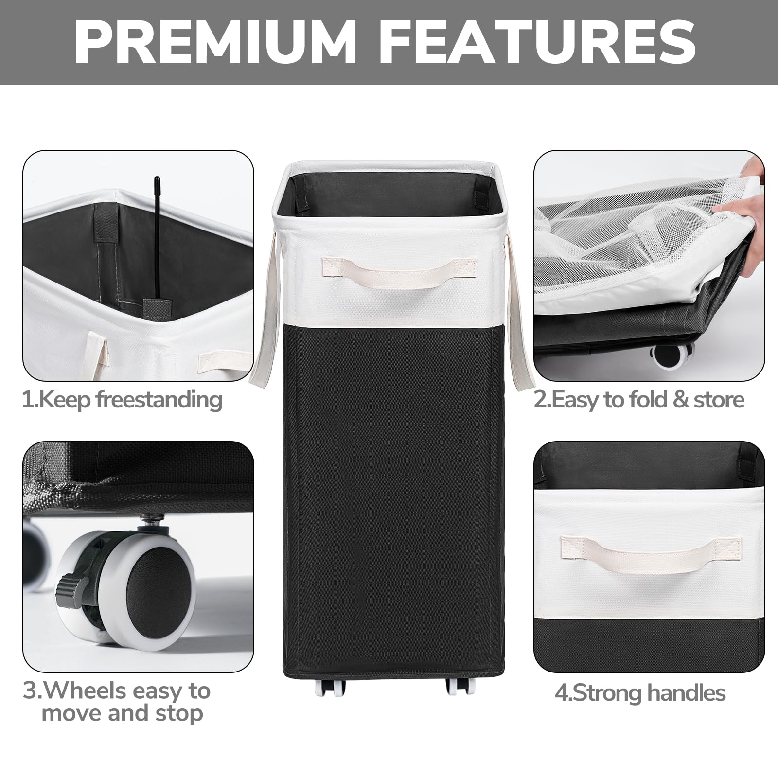 Goodpick removable inner mesh bag for easy loading and cleaning.