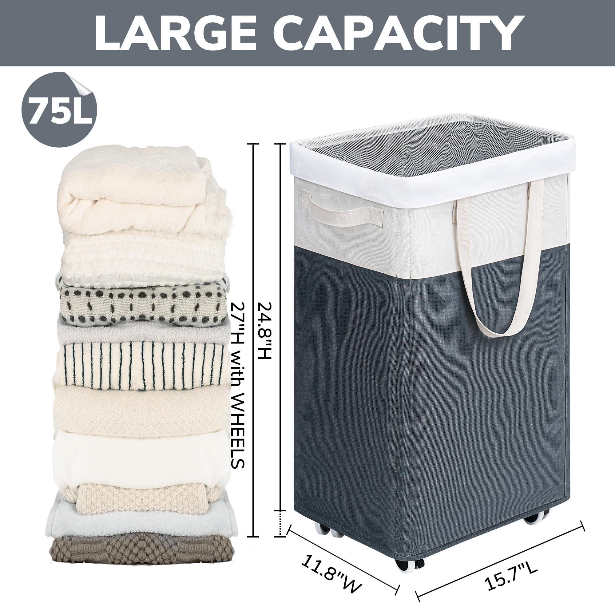 Goodpick removable inner mesh bag keeps clothes contained and washable