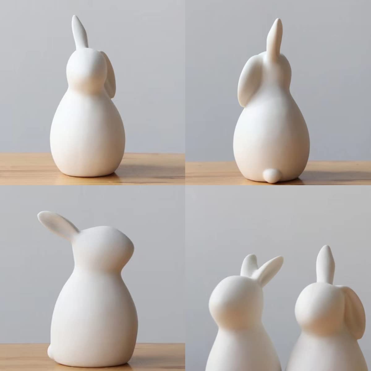 GOODSTART office desk decor rabbits provide elegant accents for workspaces