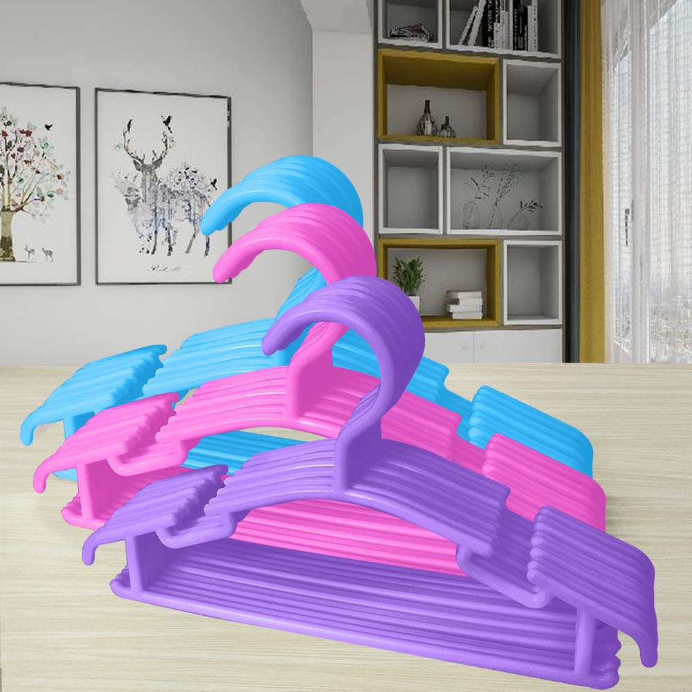 GoodtoU infant and toddler clothes hangers help keep closets organized.