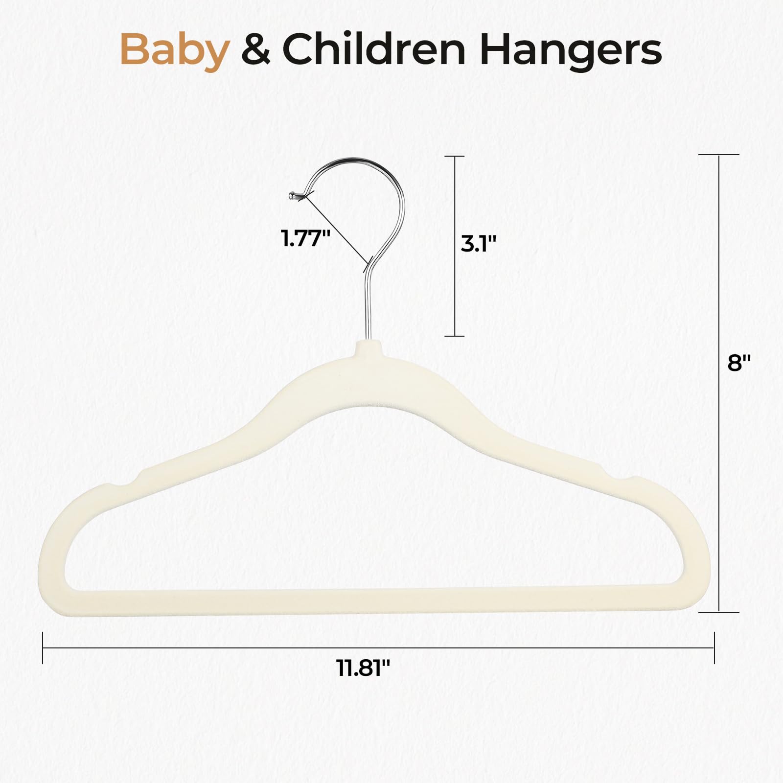 GoodtoU velvet hangers ultra slim profile saves closet space