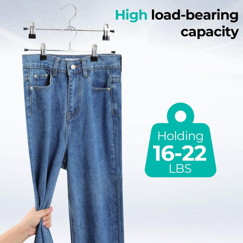 GoodtoU non-slip clip hangers protect fabrics with rubber-coated grips