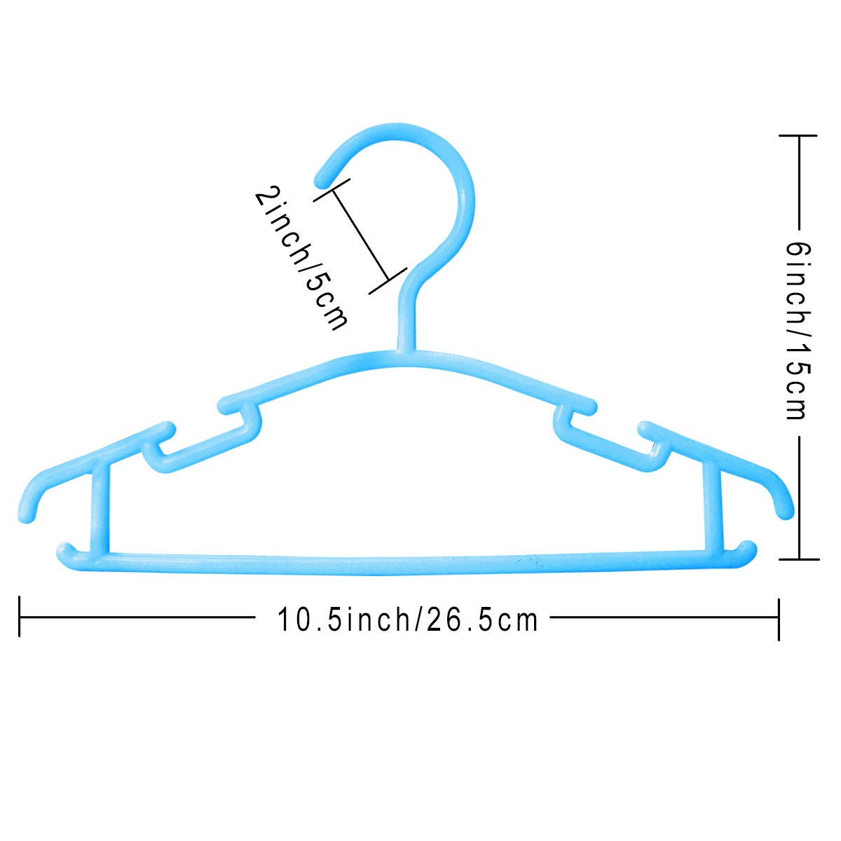 GoodtoU non-slip hangers with built-in notches hold dresses in place.