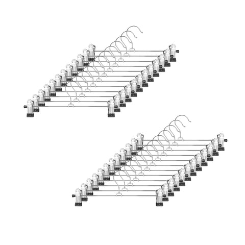 GoodtoU pants hangers with clips provide heavy-duty grip for secure storage