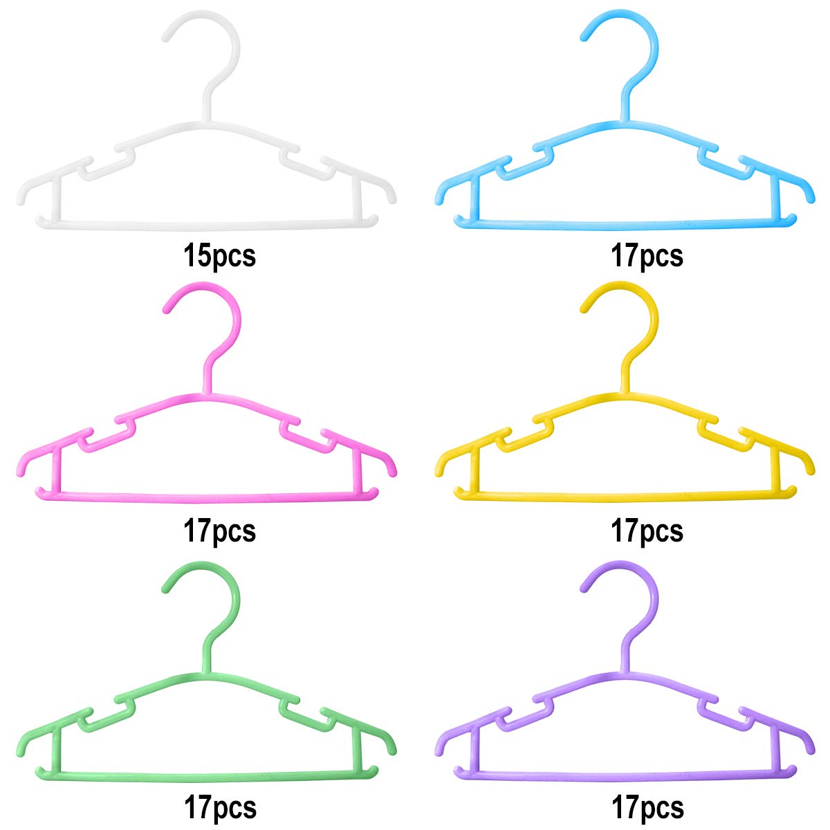 GoodtoU durable plastic baby hangers protect fabrics during daily use.